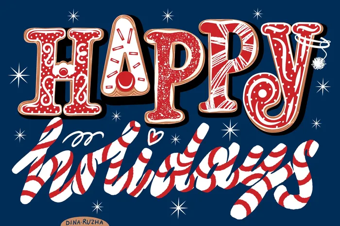 Typography for Happy Holidays