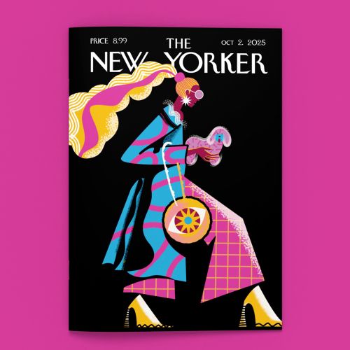 Fashion figure for The New Yorker magazine