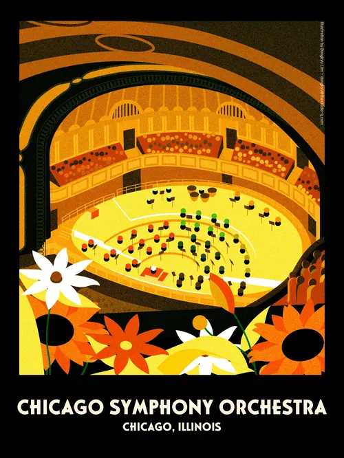Chicago Symphony Orchestra poster by Dongkyu Lim