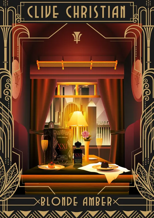Clive Christian Art Deco illustration by Dongkyu Lim