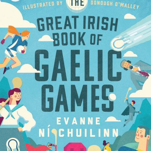 "The Great Irish Book of Gaelic Games" book cover illustration