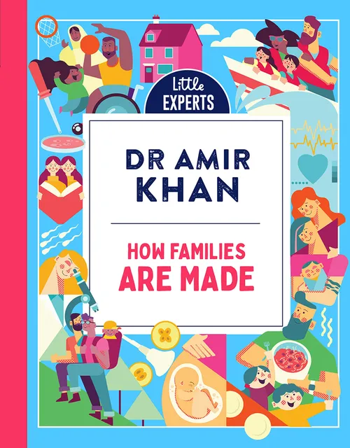 Buchcover-Design für „Wie Familien entstehen“ von Dr. Amir Khan