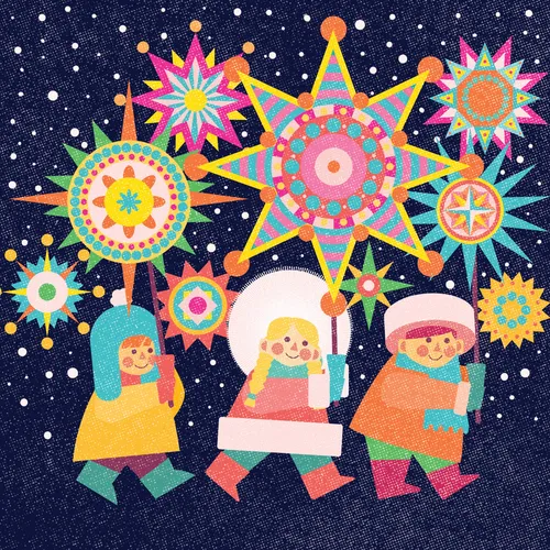 Ukrainische Weihnachtsstern-Tradition – Kunstwerke
