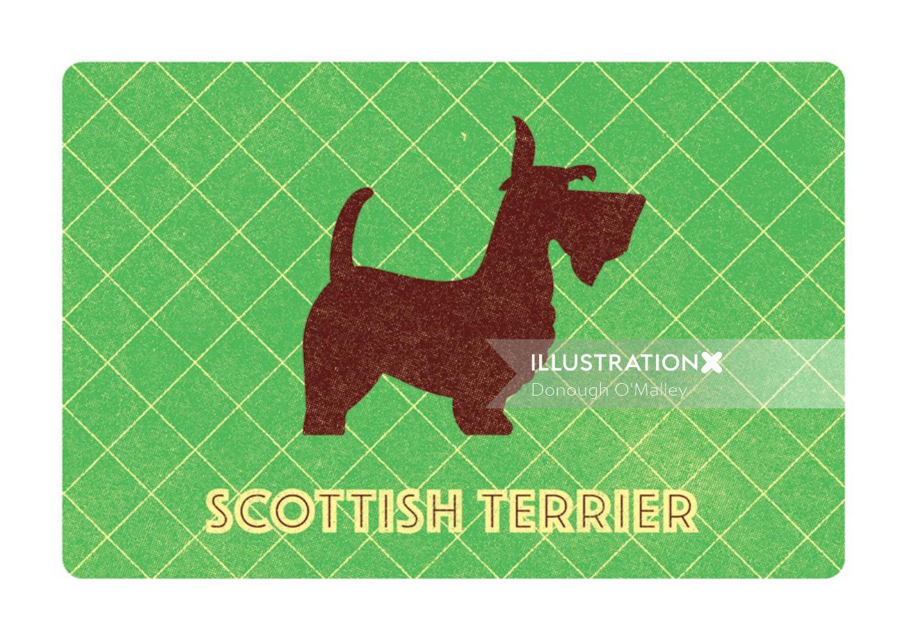 Scottish Terrier Greeting Card
