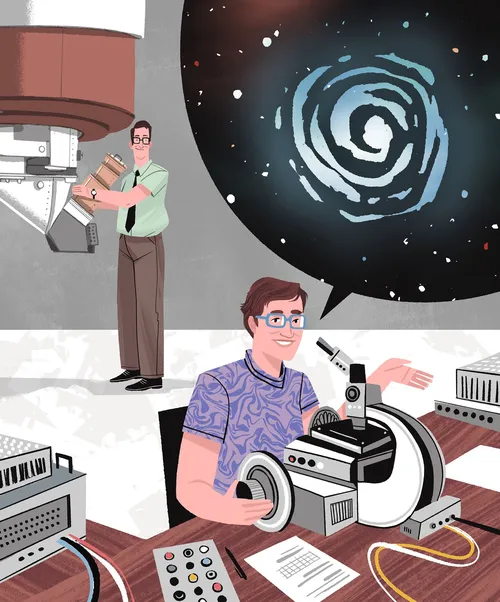Menschen, Vera Rubin und Dunkle Materie