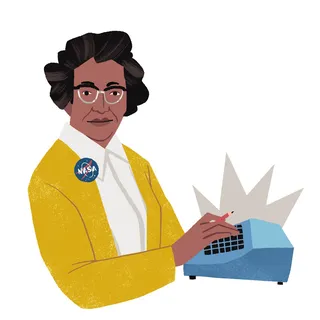 Katherine Johnson with NASA