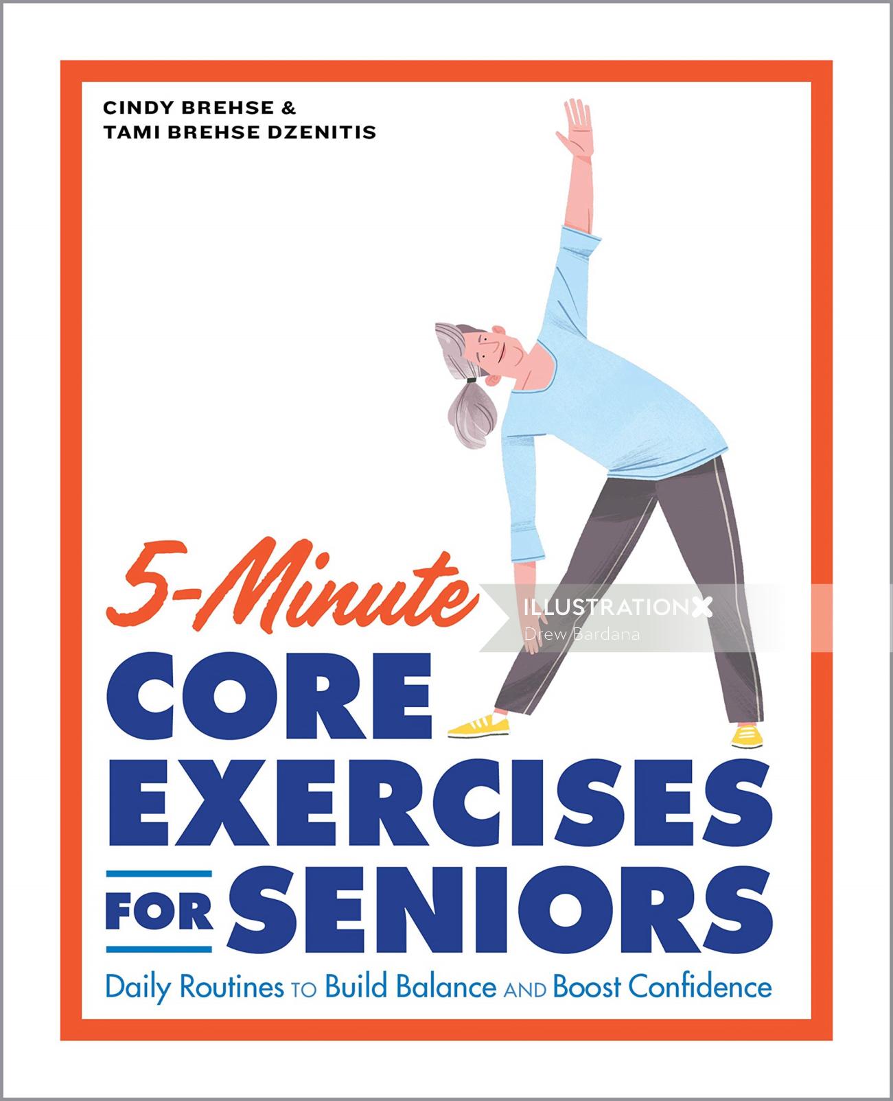 5-Minute Core Exercises for Senior Cover