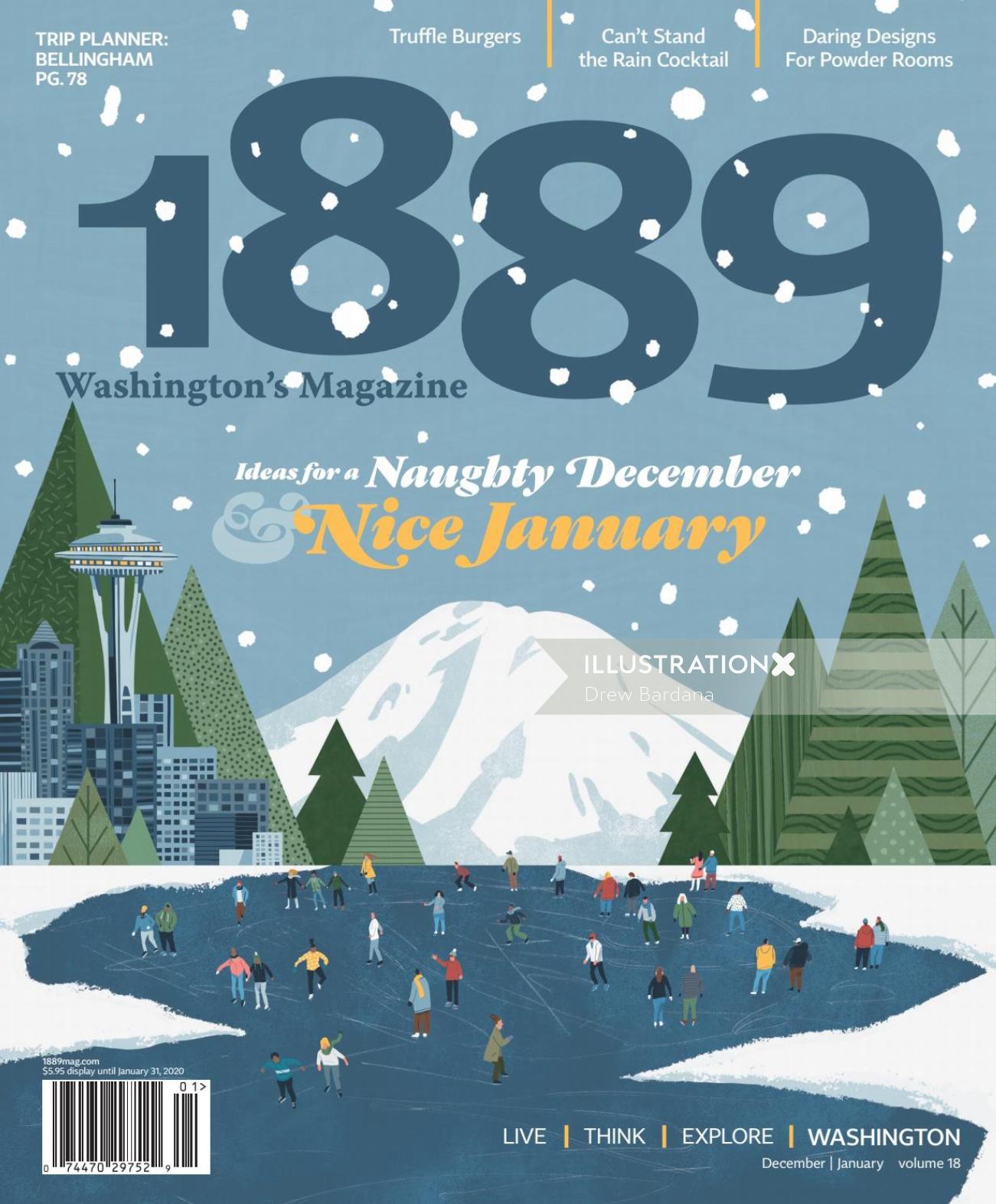 Capa de revista de 1889 janeiro de 2019