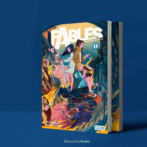 Fables 1 : Legends in Exile - Children's book illustration