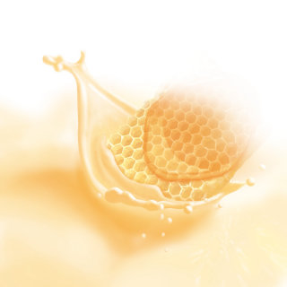 Diseño de panal de miel en 3D.
