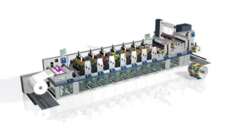 Flexographic printing machine for packaging by Eberhard Reimann