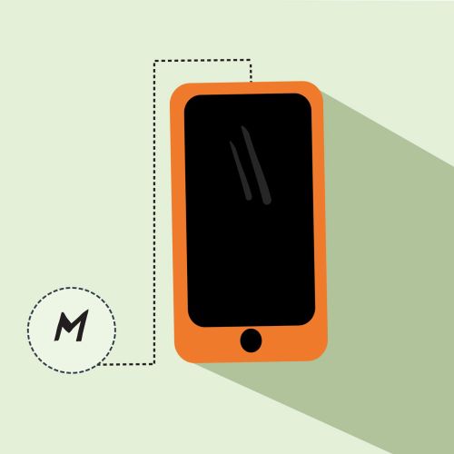 Communication ilustration of mobile
