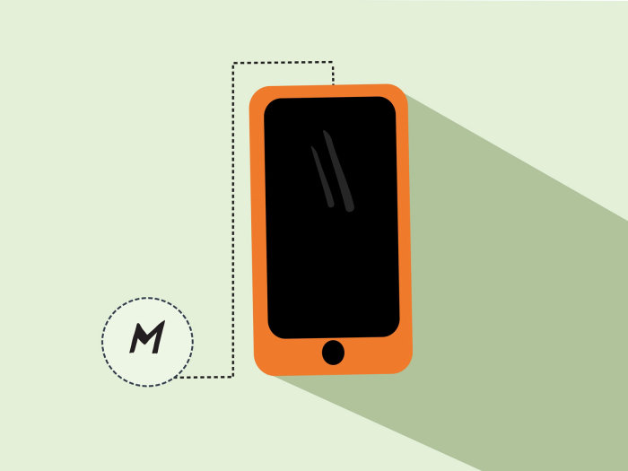 Illustration de communication du mobile