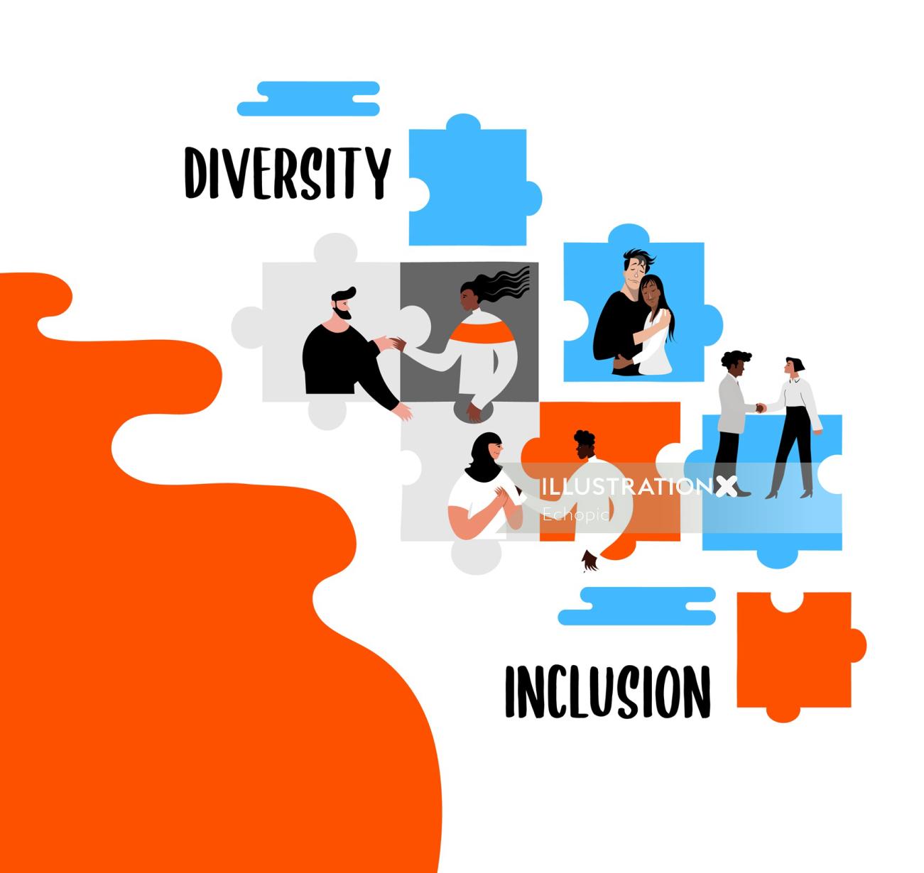 Infographic Diversity inclusion