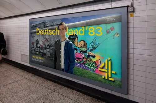 Graffiti Illustration For The Deutschland 83 Ad
