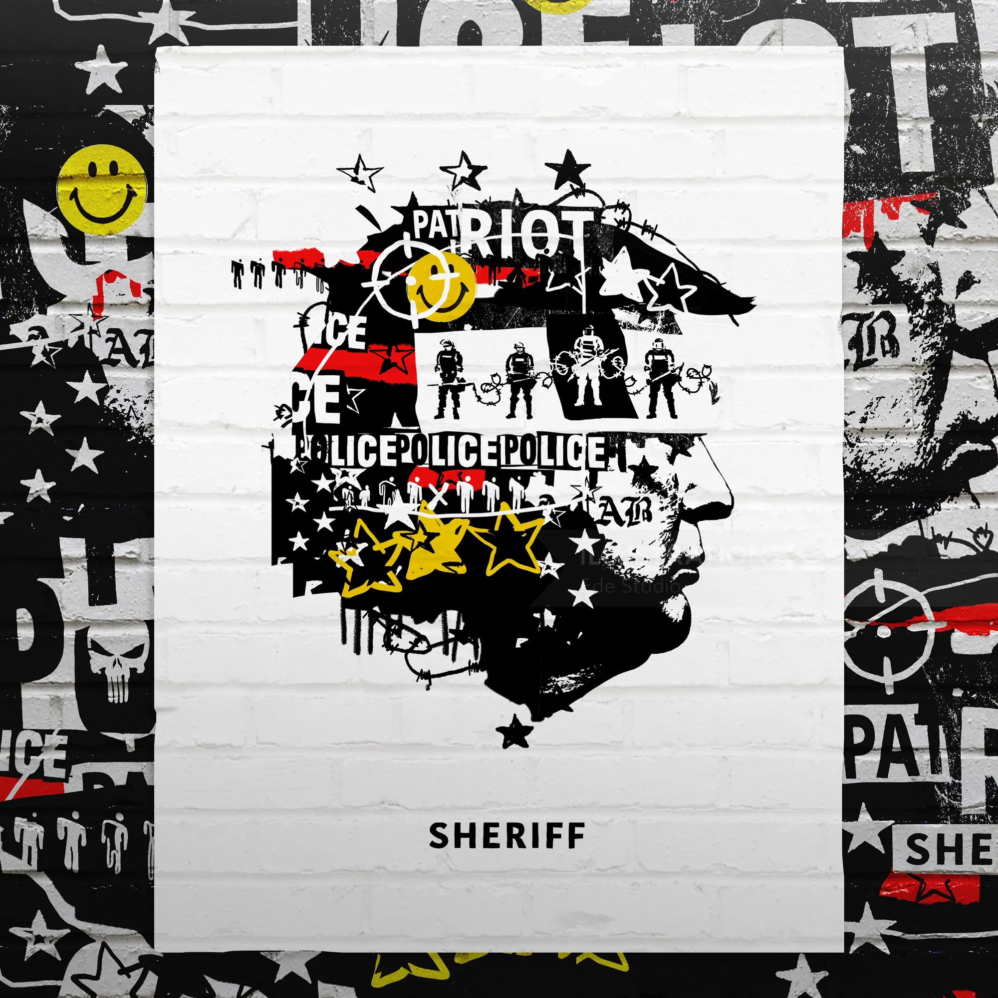 Collage & Montage Patriot poster
