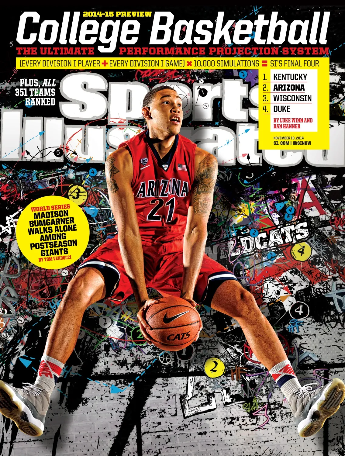 Basket ball sport cover illustration by Chris Ede
