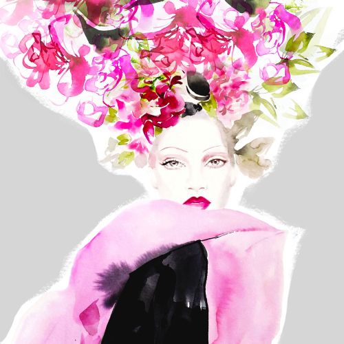 Elise Lee Live Event Drawing Fashion Illustrator from United States