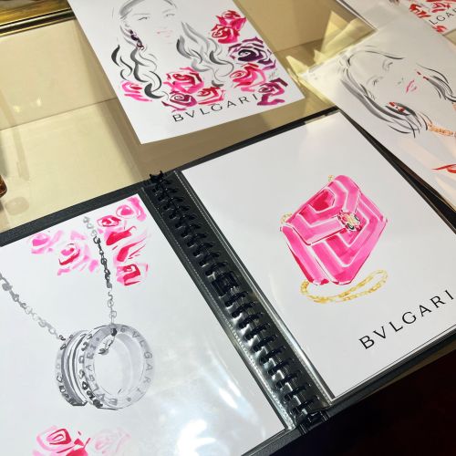 Bulgari - Valentine's day live event drawings