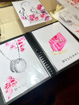 Bulgari - Valentine's day live event drawings