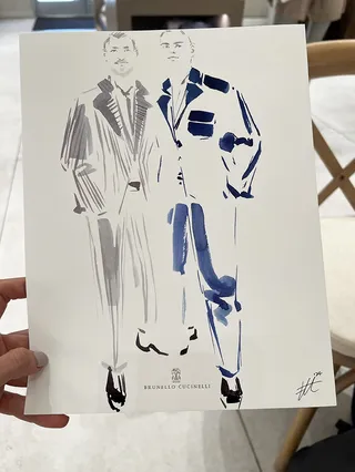 Fashion VIP live sketch