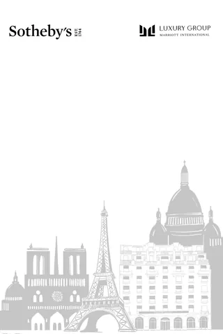 Gray outline of Notre Dame, Eiffel Tower, and Sacré-Cœur