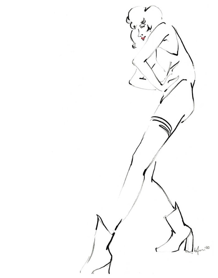 Live Drawing of Standing Model
