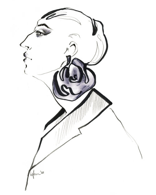 Elly Azizian - Live Drawing & Fashion Illustrator, USA