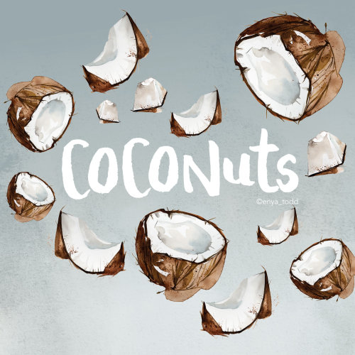 Pattern art of Coconuts