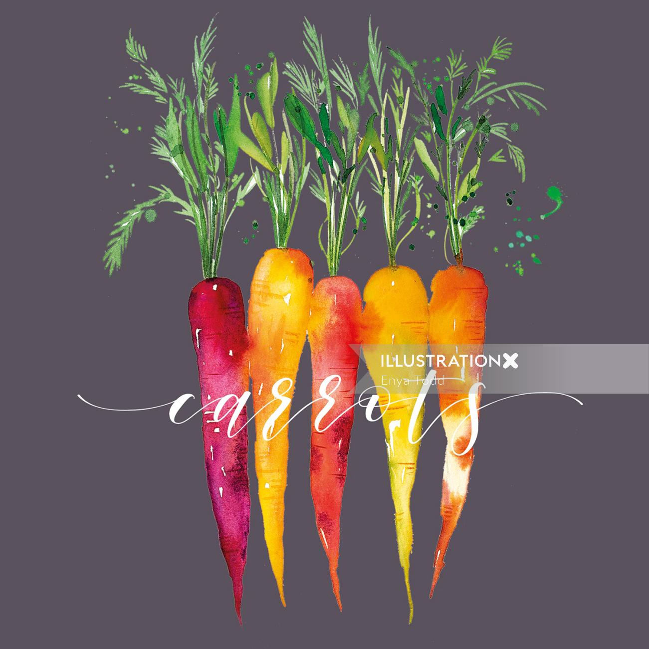 Carrots artwork