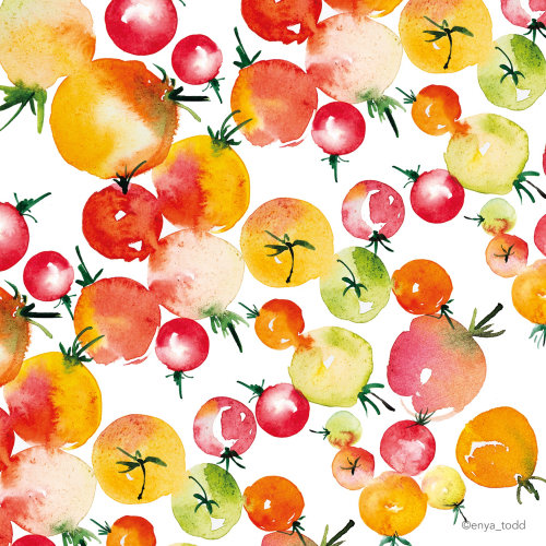 Diseño de tomates cherry