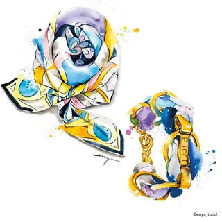 Illustration of pucci jewels