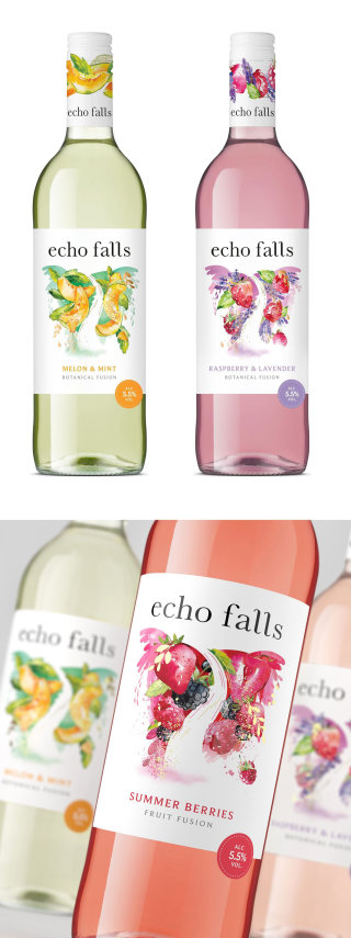 Comida y bebida Vino de Echo Falls
