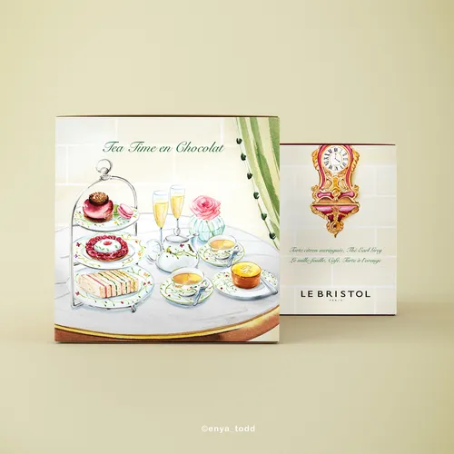 Le Bristol's seasonal chocolate sleeve were ordered