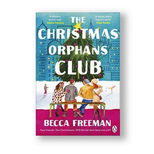 "The Christmas Orphans Club" book cover illustration