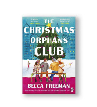 Ilustração da capa do livro "The Christmas Orphans Club"