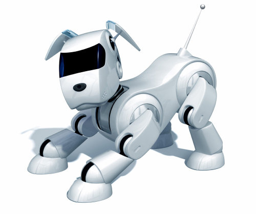 Ilustração de cachorro robô