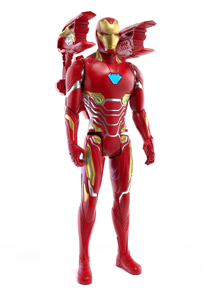 Graphical lron Man character figure for Avengers