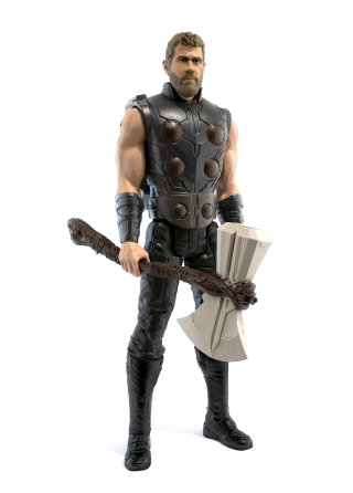realistic art Thor character figure for Avengers