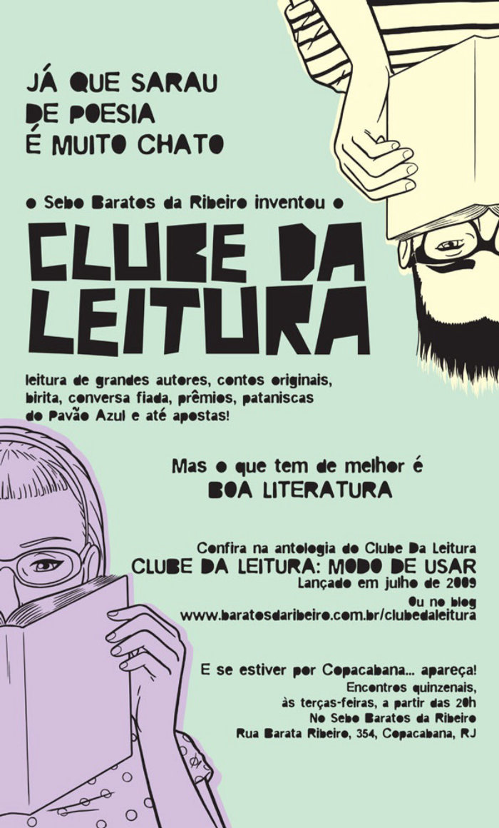 banner for the baratos da ribeiro bookstore