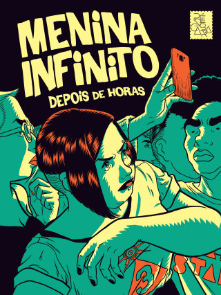 Kids book cover of "Menina Infinito: Depois de Horas"