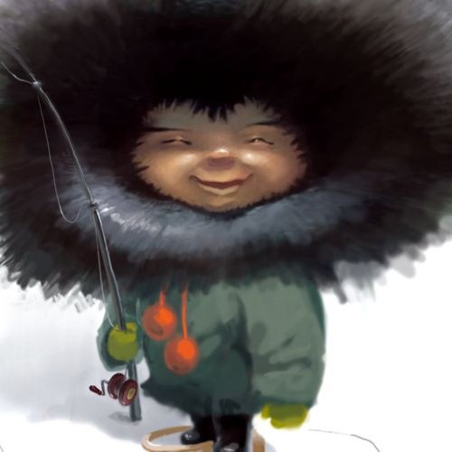 Cartoons & Humour little inuit
