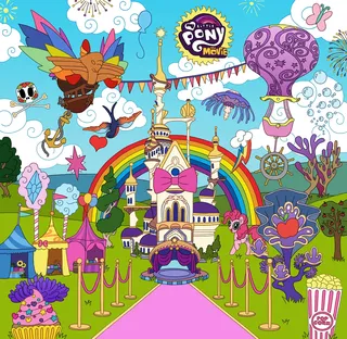 Illustration of kids movie 'My Little Pony'