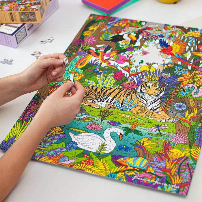 Jungle Tiger Puzzle for Seltzer Goods for children