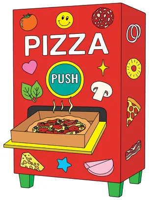 Pizza vending machine article