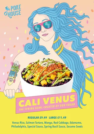 Fionna Fernandes promotes Poke House's Cali Venus seasonal poke bowl