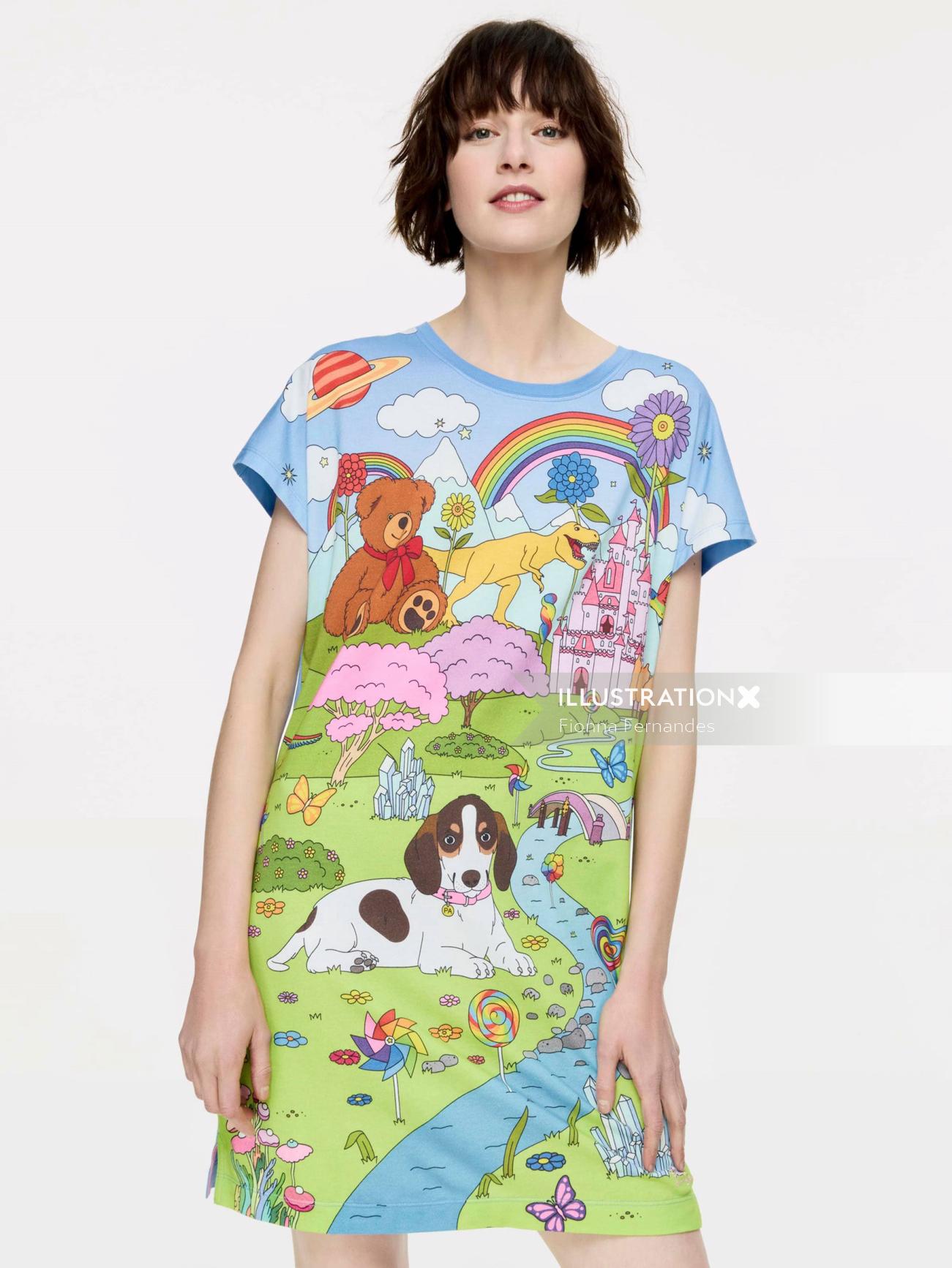 Peter Alexander's "Big Night In Festival Collection" illustration