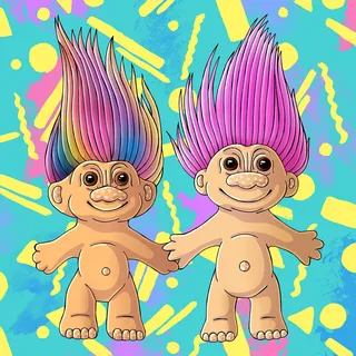 Troll Dolls Graphic Art