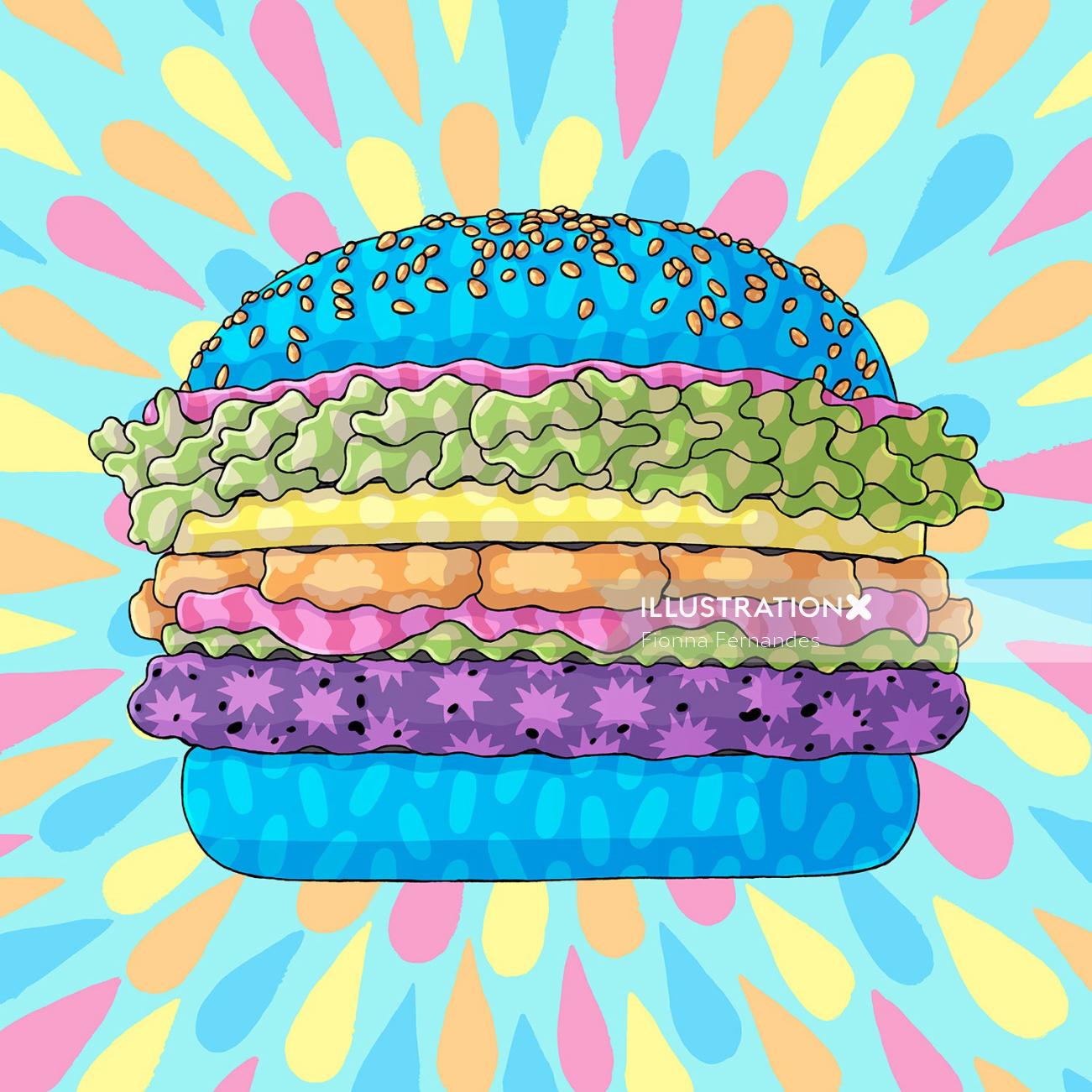 Brilliant Burger Clip Art