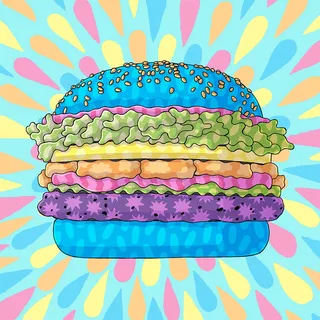 Brilliant Burger Clip Art